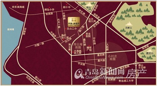 青岛市杭州路28号变身老四方片区最高端住宅小区 命名银娱优越会临安府